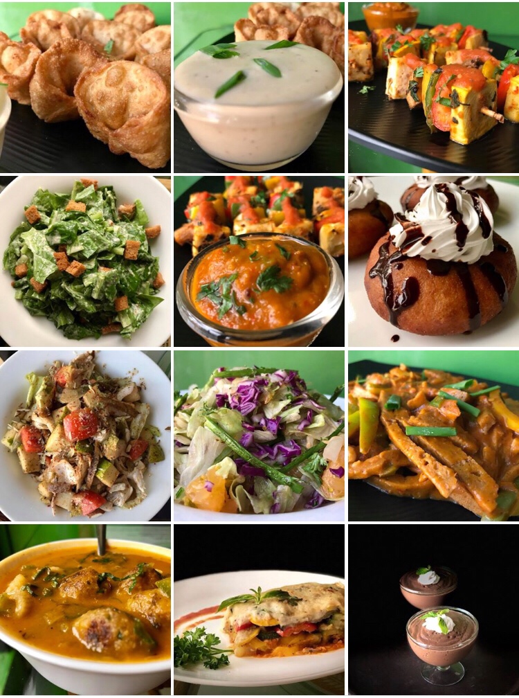 Vegan New Year’s Eve Buffet Dishes